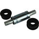 Boîtier de pédalier 128 x 38 mm press-fit JIS argent