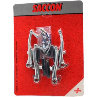 Saccon v-brake set avant + arrière argent