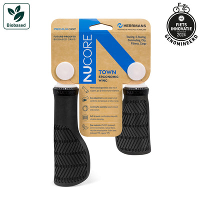 Sturmeyarcher Nuccore Town Wave Patrint 130 90 mm Ø22 mm noir