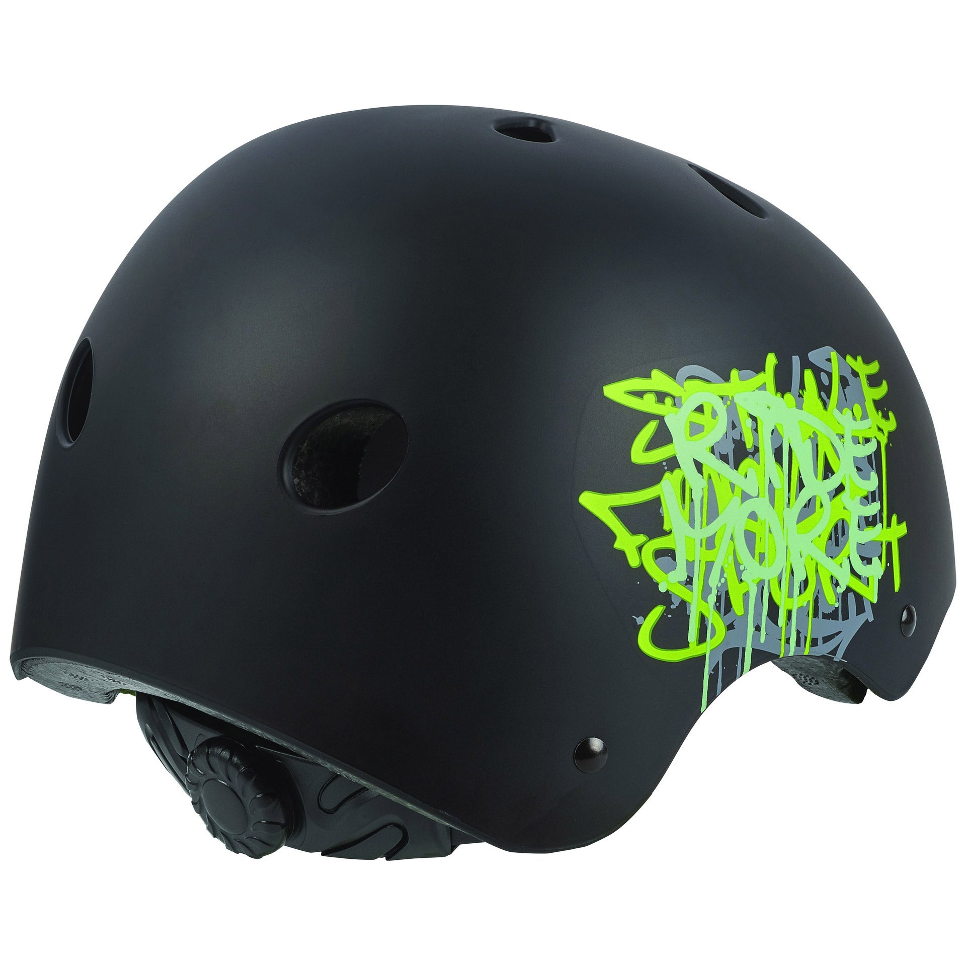 Polisport Urban Radical Bicycle Casque S 53-55cm Graffiti Black Green
