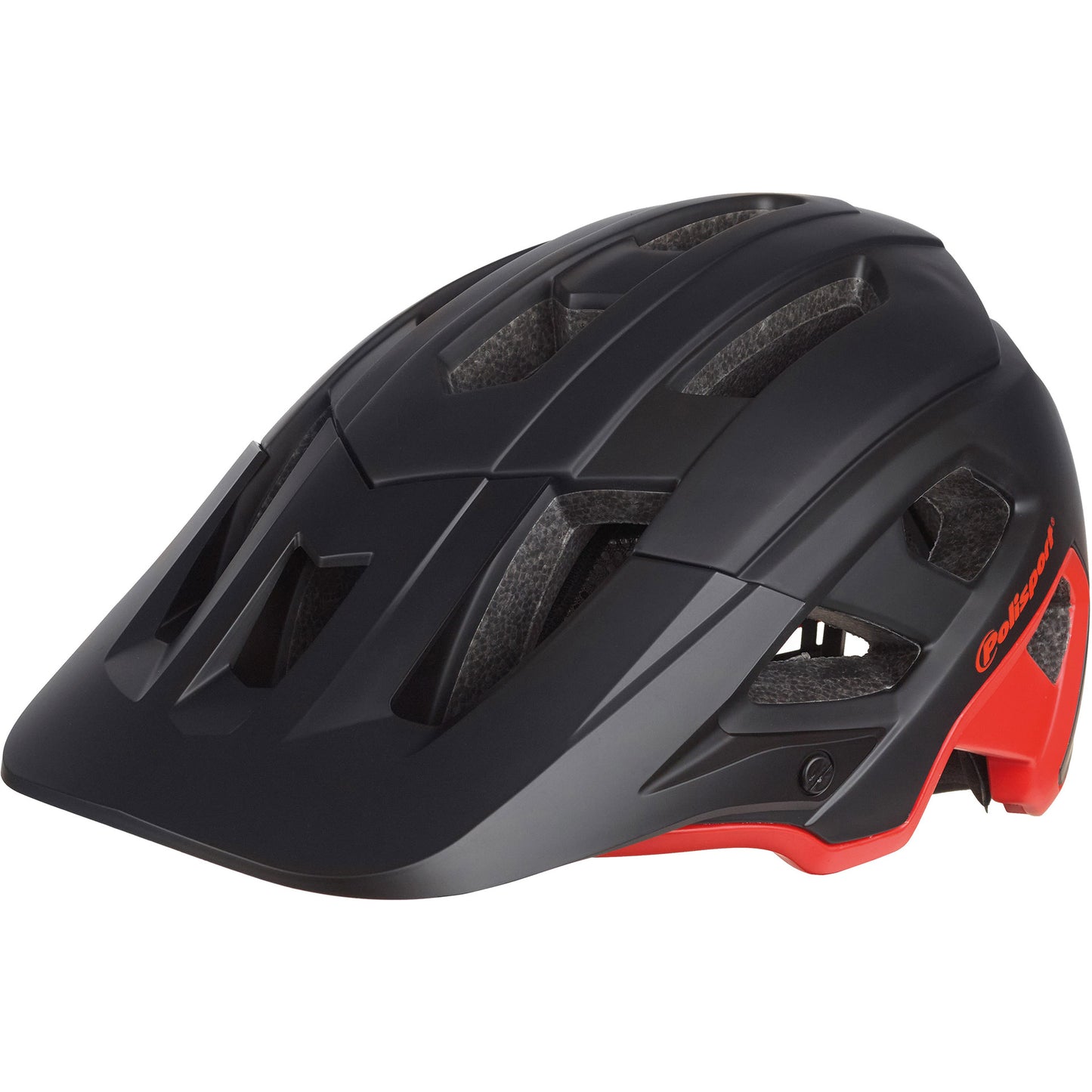 Polisport Mountain Pro Bicycle Casque M 55-58 cm Black Red