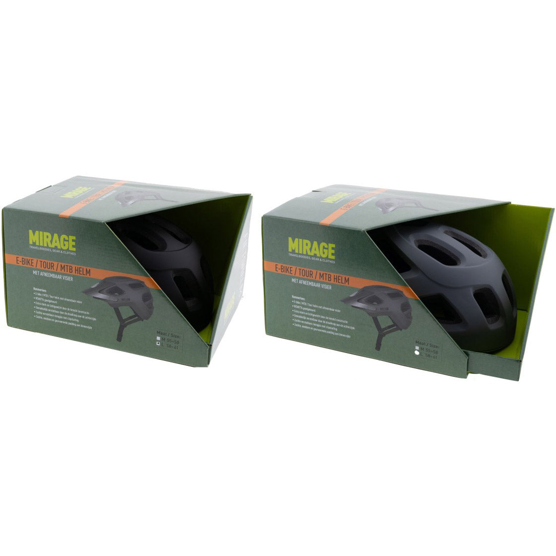 Mirage casque ville e-bike 55-58cm bleu mat