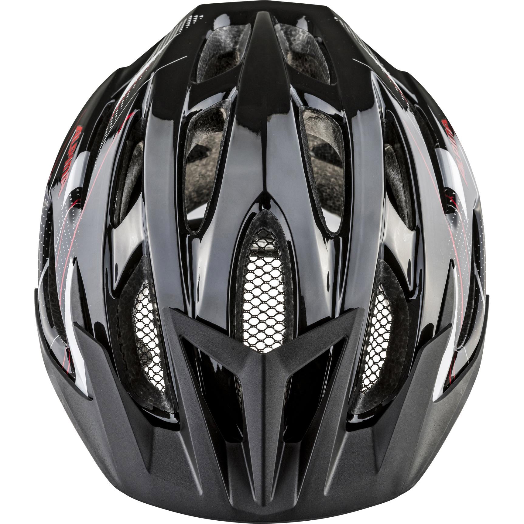 Olympic Sportswear Sports Mtb Helm MTB17 54-58 Gloss noir blanc rouge