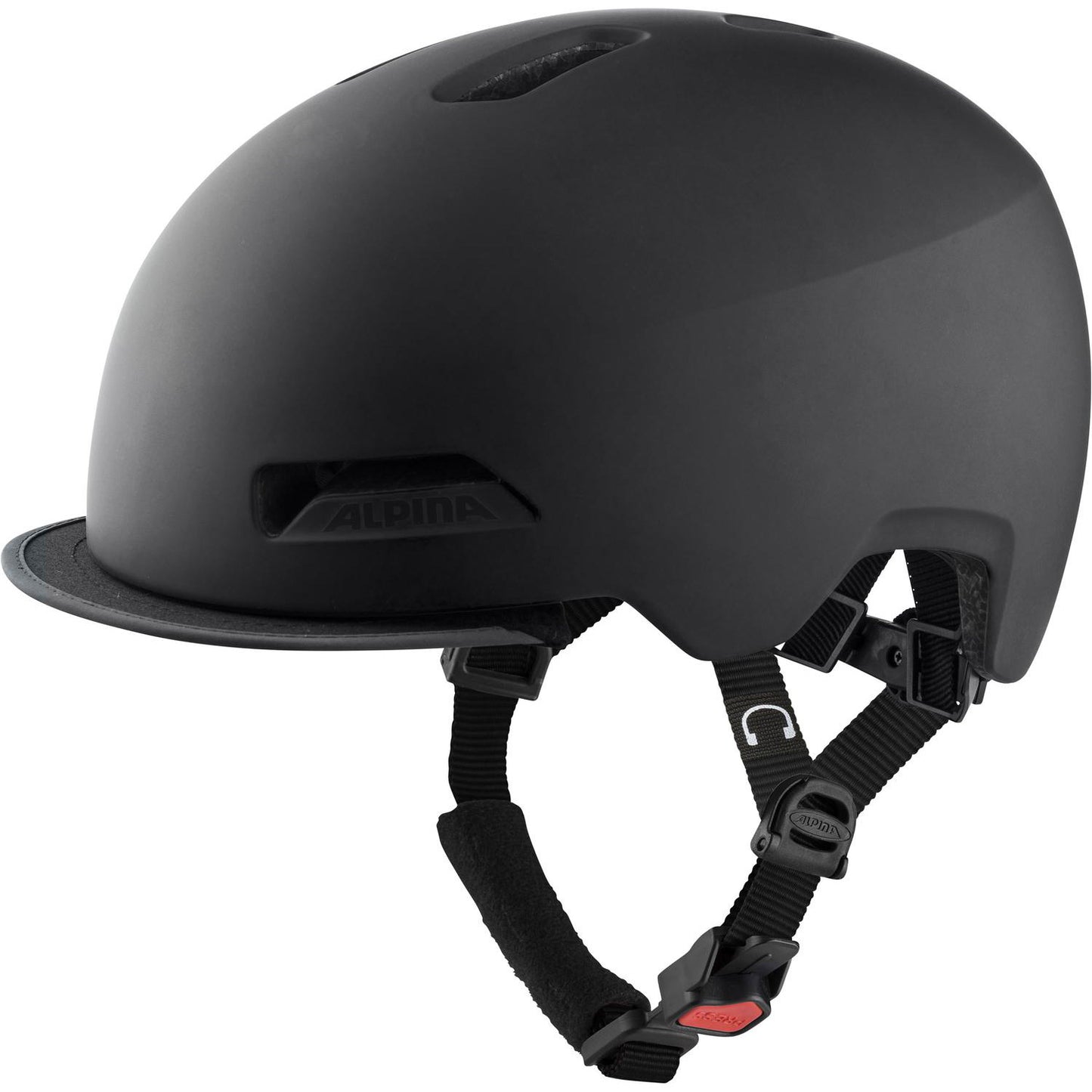 Olympic Sportswear Alpina Sports Urban Helm Brooklyn 52-57 Matt Black