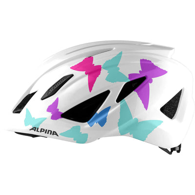 Olympic Sportswear Sports Kinderhelm Pico Pearlwwhite Butterflies 50-55