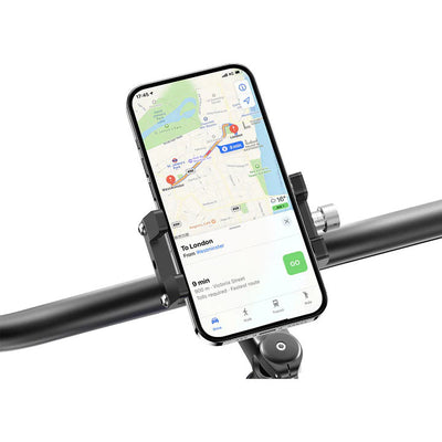 Support de téléphone Rixus pour vêtements de sport olympiques rxhb06 <6,7 aluminium noir