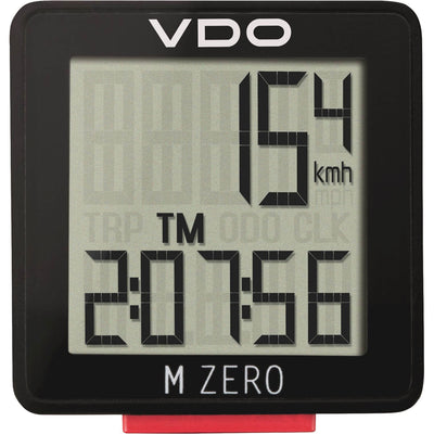 compteur de vélo M Zero WR807 noir rouge -u