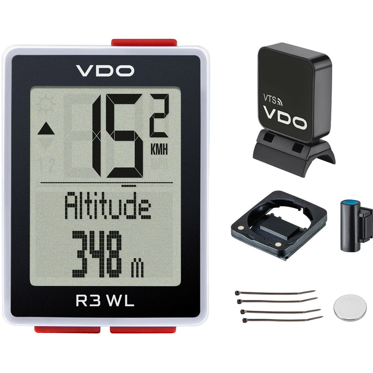 Ordinateur de vélo VDO R3 WL sans fil STS