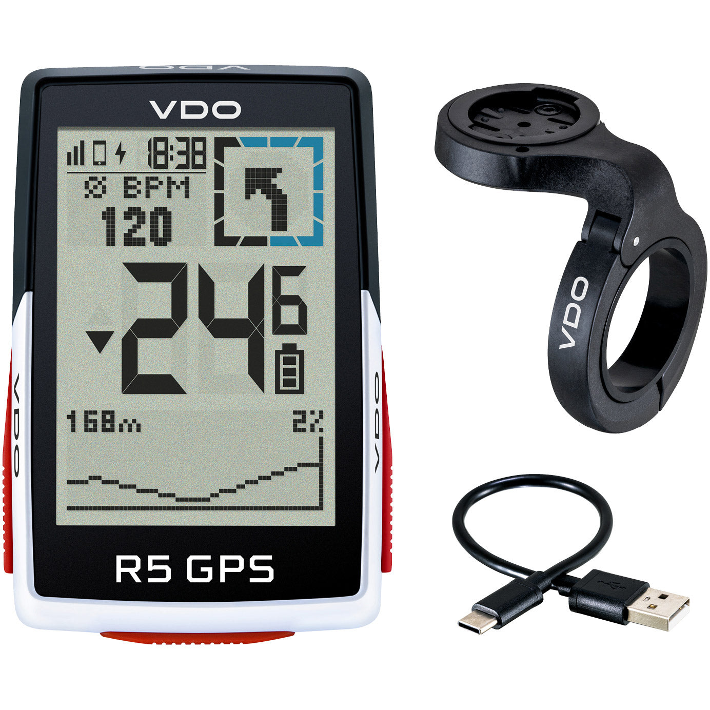 Ordinateur de vélo VDO R5 GPS