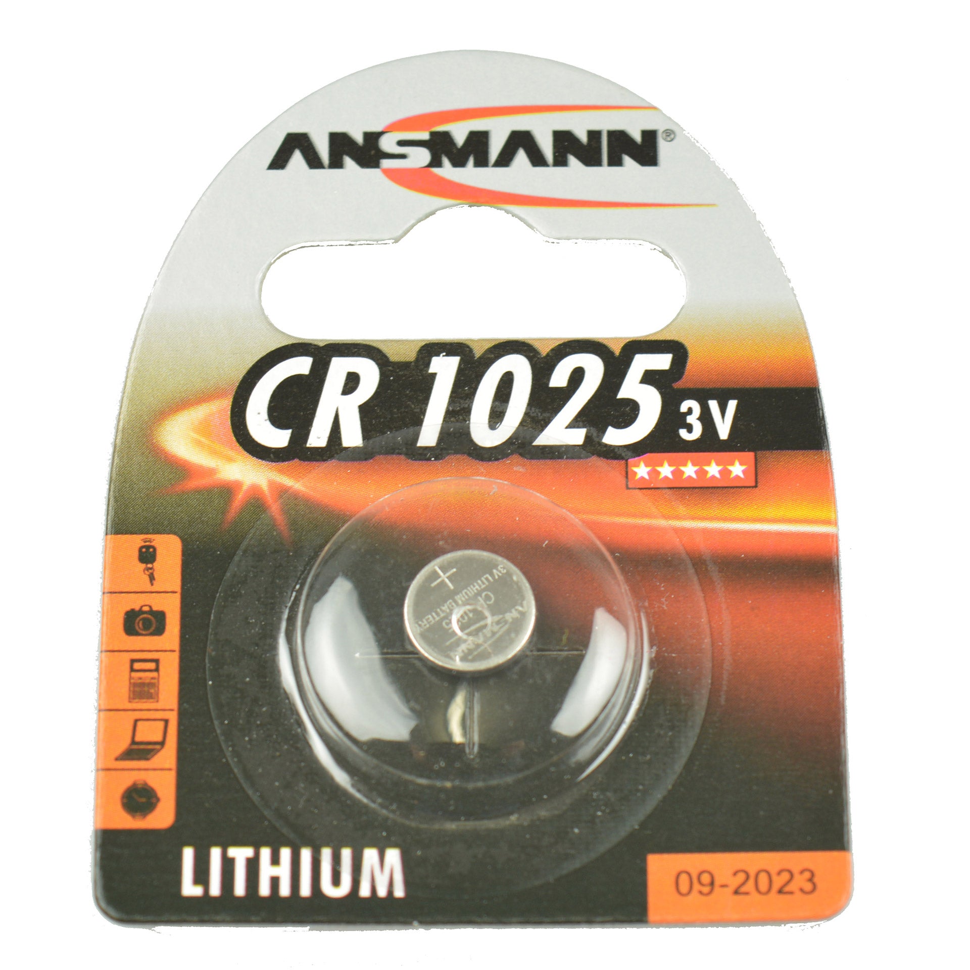 Batterie Sigma CR1025 3V pour Brakelight