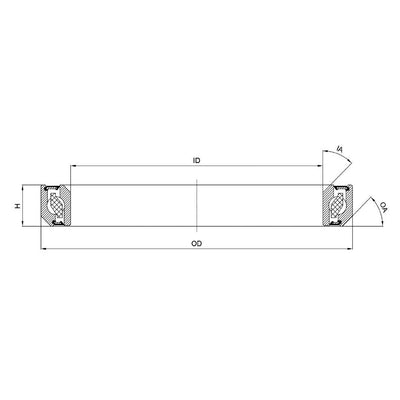 Marwi Balhead inférieur CB-735 30.5x41.8x8 45� 45�