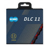 KMC Bicycle Chain DLC 11 118 Schakels - Black rouge