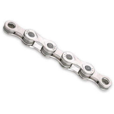 KMC E9 Silver Bicycle Chain 1 2x11 128 - 122 Liens