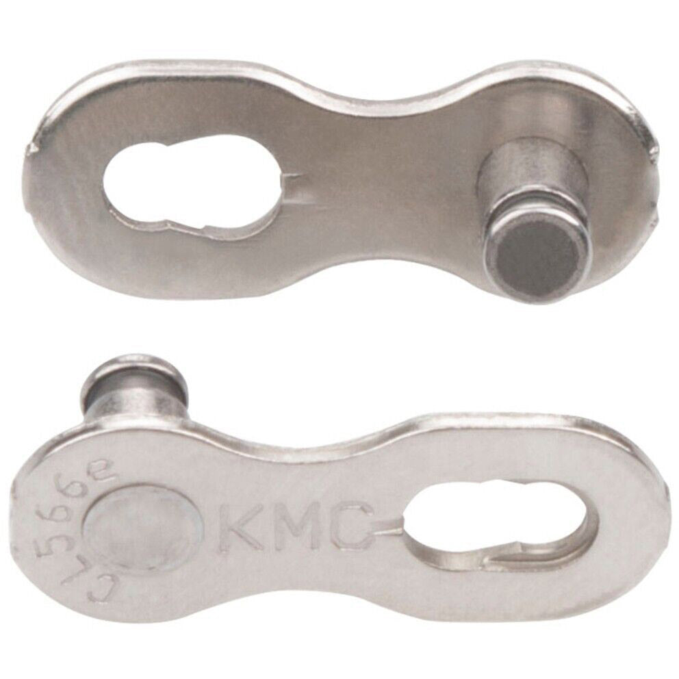 KMC E9 Silver Bicycle Chain 1 2x11 128 - 122 Liens