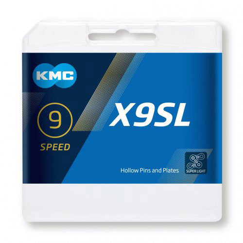 KMC Bicycle Chain X9SL Silver 114 Schakels