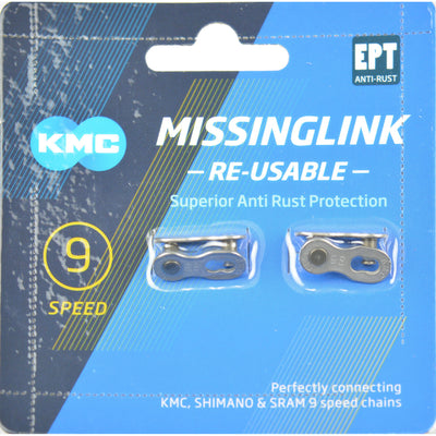 KMC Chain Link X9 1 2x11 128 - Argent