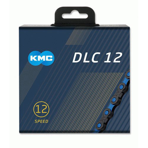KMC DLC 12 126 SCHAKELS - BLUEZWART - Chaîne de vélos 1 2 x 11 128