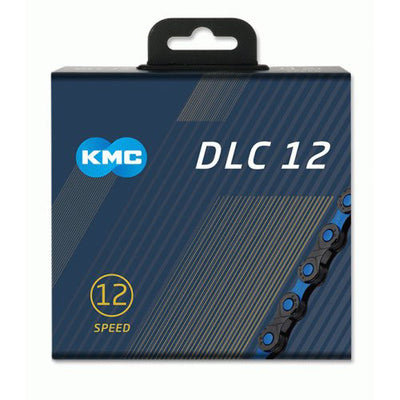 KMC DLC 12 126 SCHAKELS - BLUEZWART - Chaîne de vélos 1 2 x 11 128