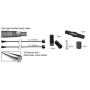 Elvedes Remkabel Kit prol.atb Race Black 2017154 - afbeelding 3