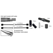 Elvedes Switch Cabel Kit prol.atb Race Black 2017155 - afbeelding 3