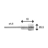 Elvedes Rem Binnenkabel 2000mm V-Nippel (100) 6411RVS-49-Box - afbeelding 2