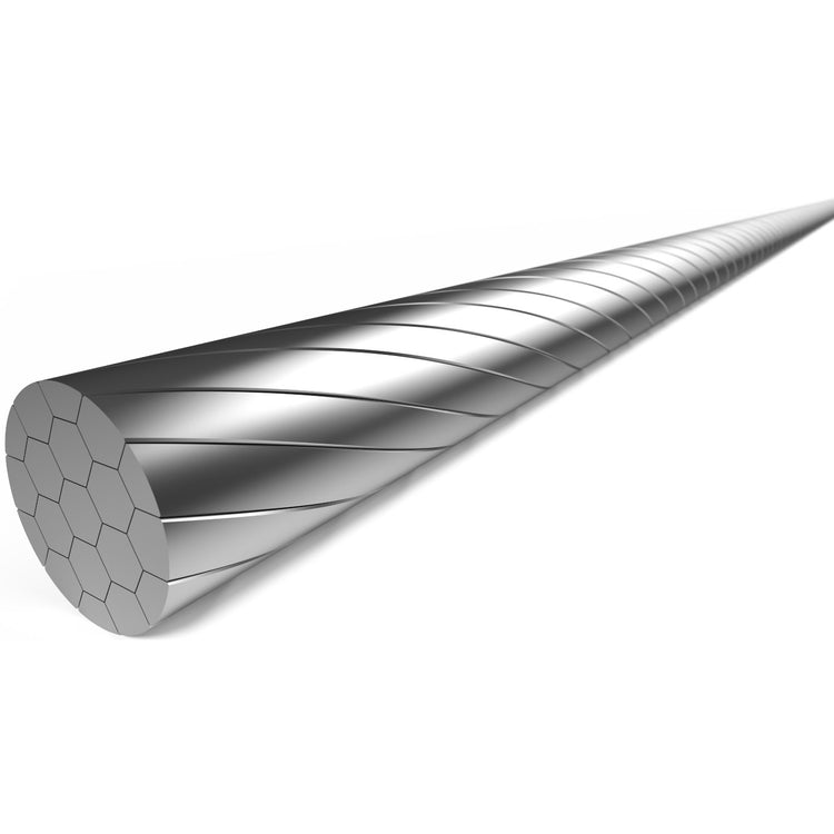 Elvedes Rem Binnenkabel 2000 mm en acier inoxydable lisse Ø1,5 mm V-Nipple