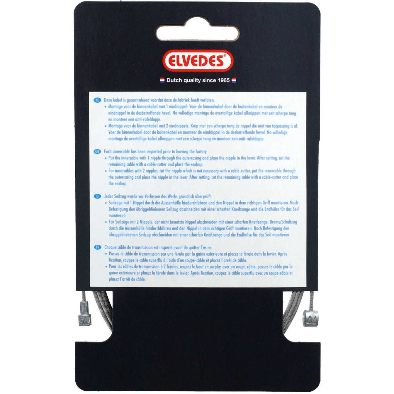 Elvedes Rem Binnenkabel 1350 mm Splitter de câble en acier inoxydable
