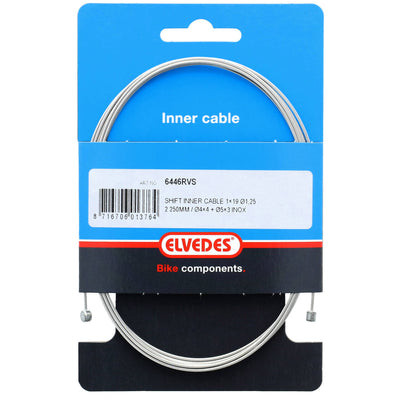 Elvedes Schakel Binnenkabel 2250 mm en acier inoxydable Ø1,25 mm n t-nippel