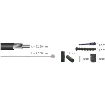 Elvedes Switch Cabel Kit Univ. Noir 2021040
