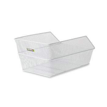 Basil Cento - panier à vélo - arrière - blanc