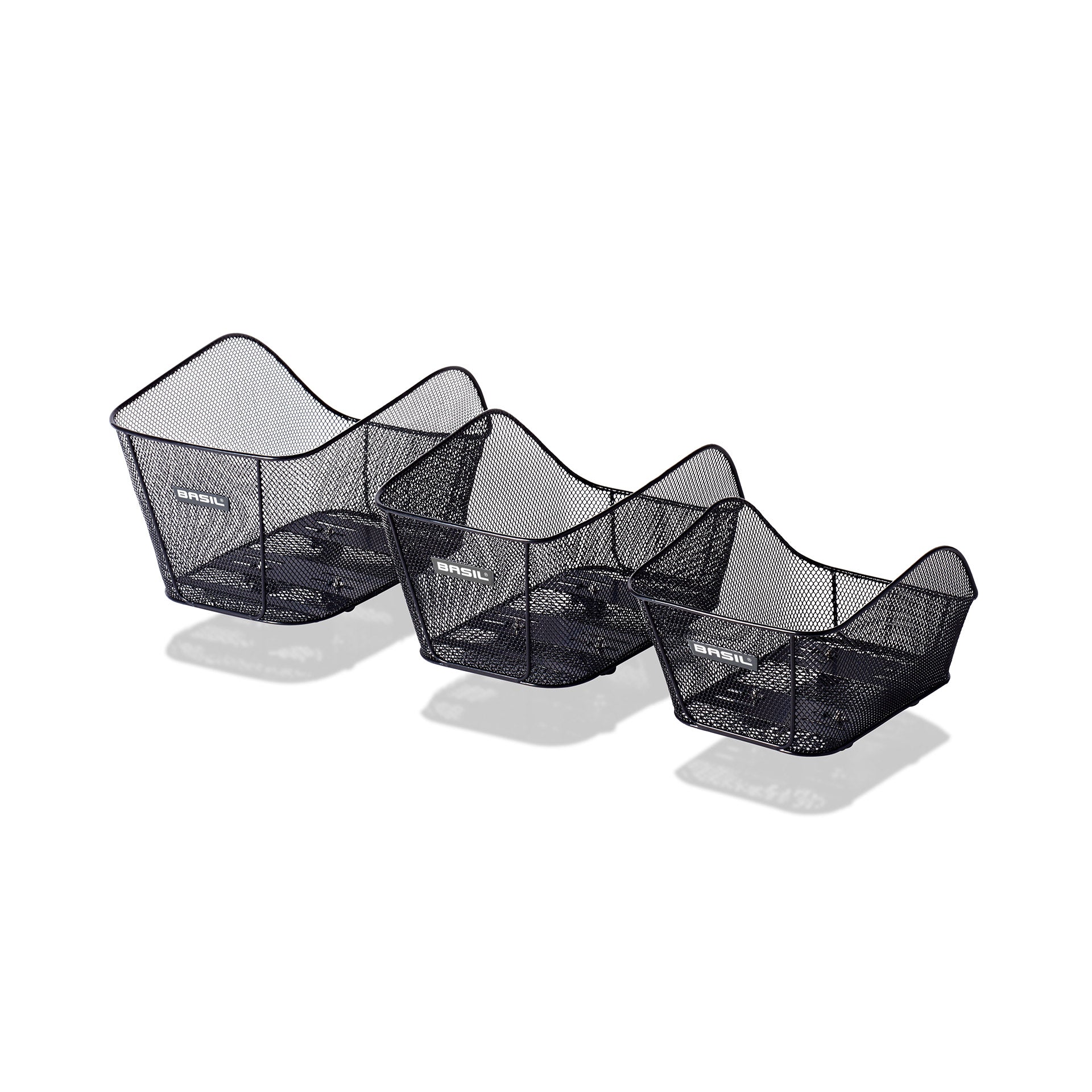 Icône de basilic S - Panier à vélo - à l'arrière - noir