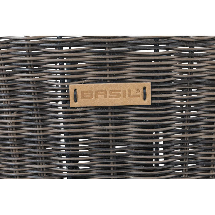 Basil Bremen Rattan Look KF - panier à vélo - avant - brun foncé