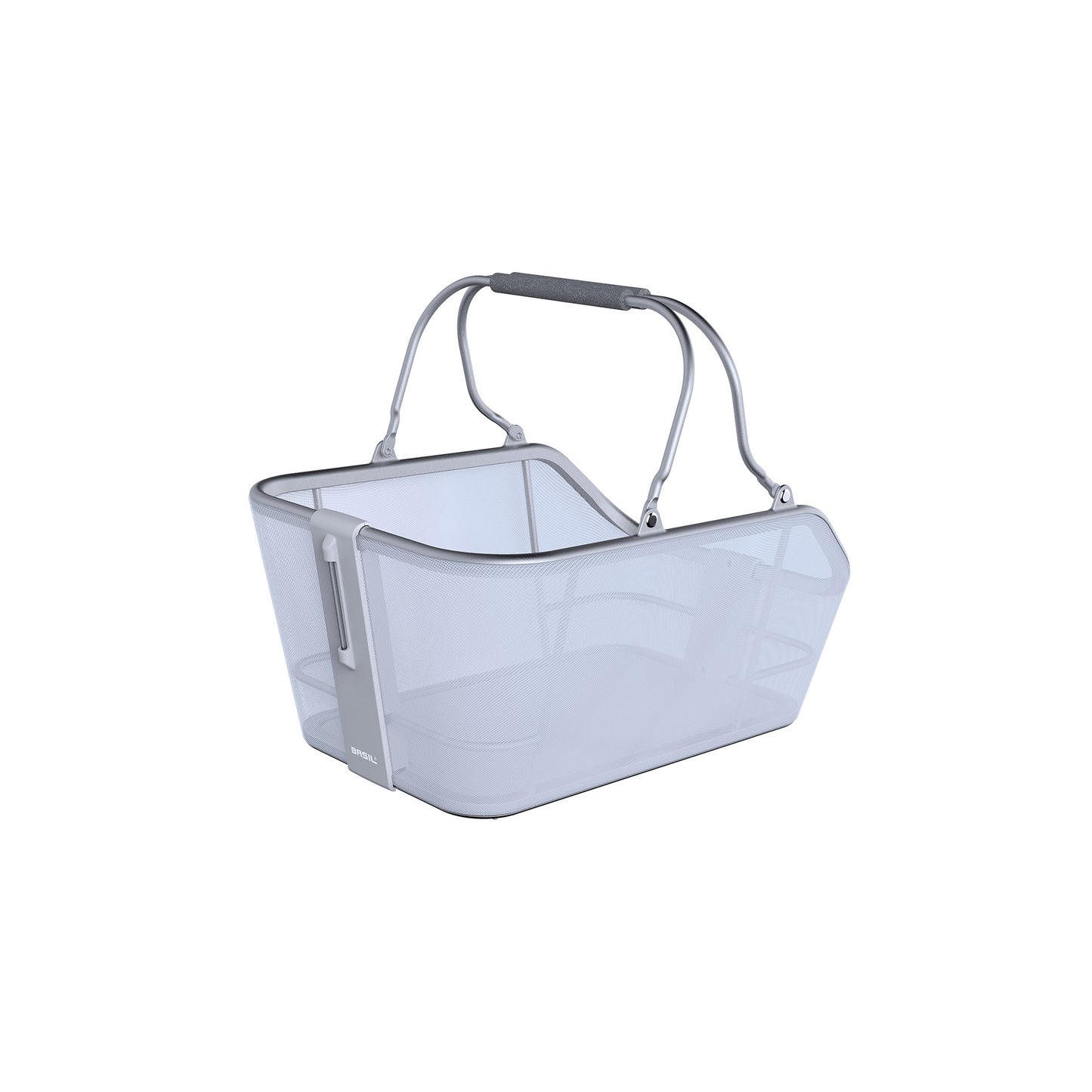 Basil Cento Tech Fiber Nordlicht MIK - panier à vélo - arrière - bleu-argenté