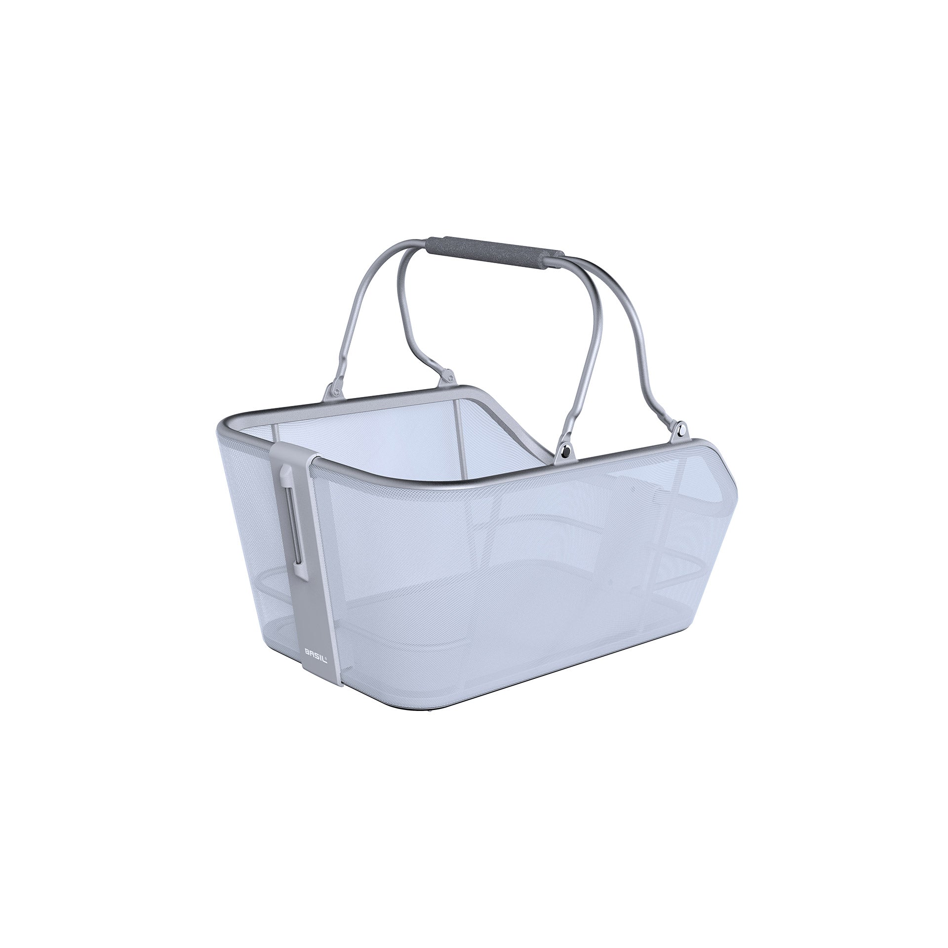Basil Cento Tech Fiber Nordlicht MIK - panier à vélo - arrière - bleu-argenté