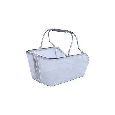 Basil Cento Tech Fiber Nordlicht MIK - panier à vélo - arrière - bleu-argenté