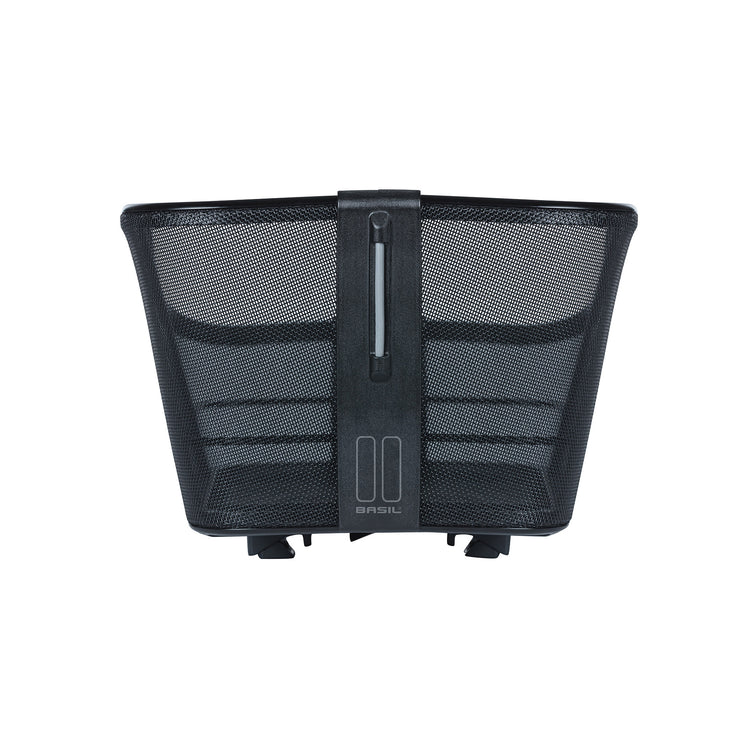 Basil Cento Tech Fiber WSL - panier à vélo - arrière - noir solide