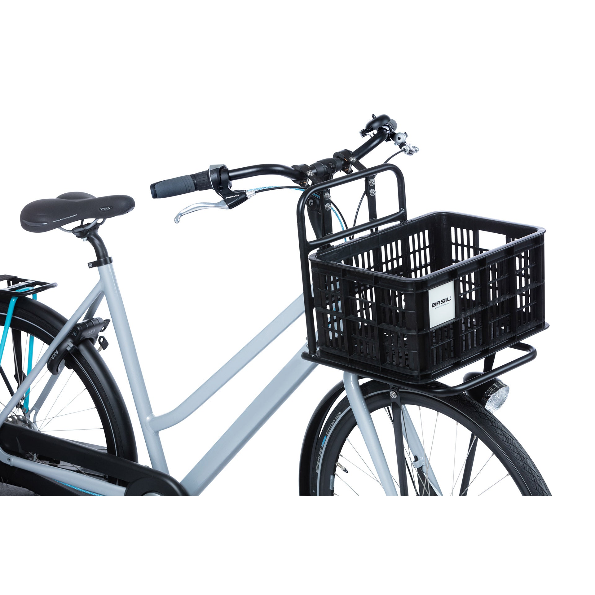 Basil Fietskrat S - Small - 17,5 litres - noir
