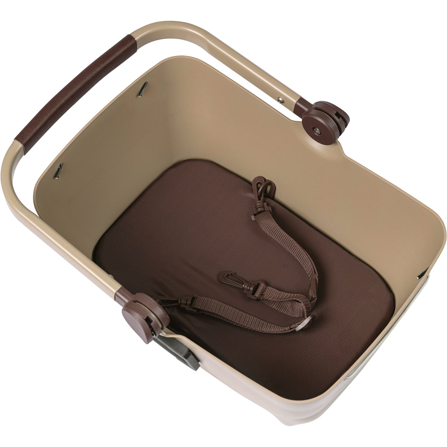 Basil Buddy KF - Panier de vélo pour chiens - First - Biscotti Brown