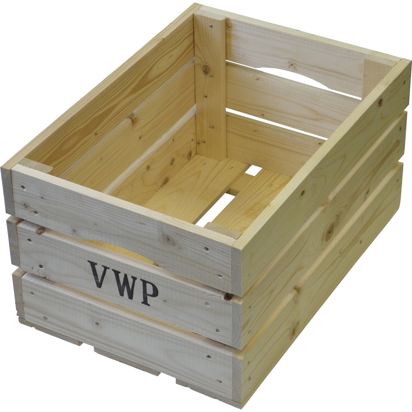 caisse à vélo bois naturel 40 litres