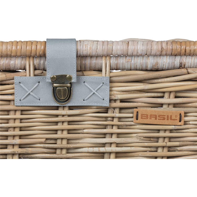 Basil Denton - panier à vélo - grand - gris