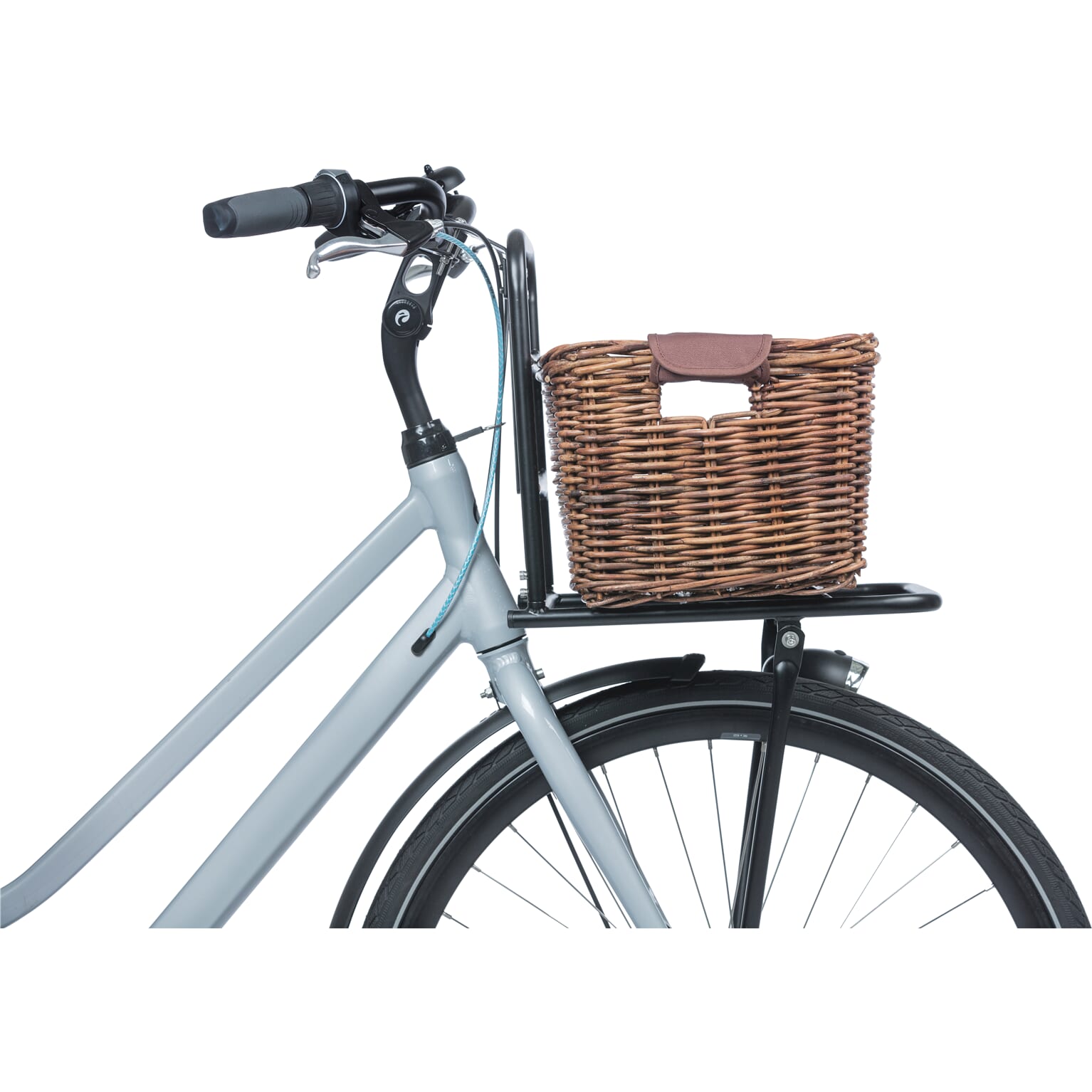 Basil Dorset - panier à vélo - moyen - brun
