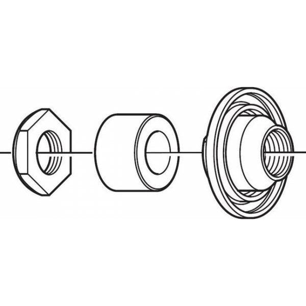 Cône d'axe arrière Shimano Deore gauche Y3SV98020