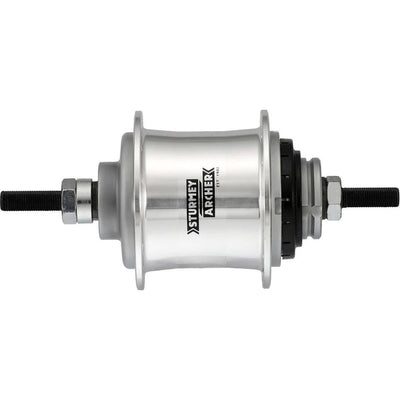 Gear Hub 2 Speed ​​Sturmey Archer A2 HUNUE libre automatique 36 trous - Argent
