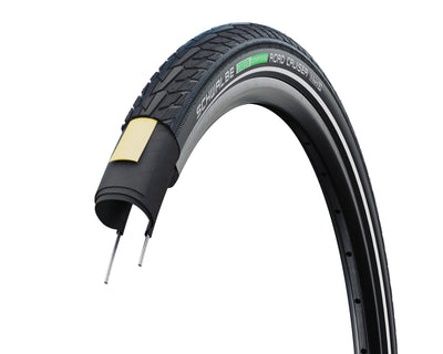 Schwalbe 25x pneu road cruiser k-guard 28 x 1,40 noir refl