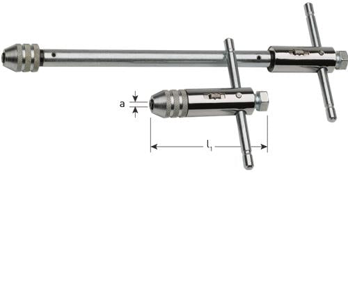 Rotec robinet à cliquet manivelle n°2 m5-m12 longue