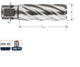 Rotec carottier hss silver-line 46,0mm sl55 Weldon