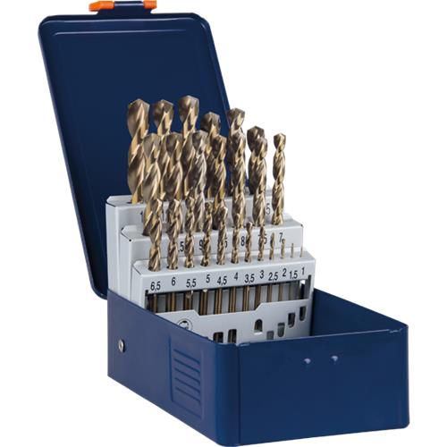 Jeu de forets hélicoïdaux Rotec 1-13x0,5 mm hss-e 25 pièces