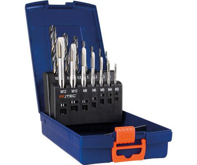 Jeu de tarauds machine Rotec m3-m12 hss-e + forets