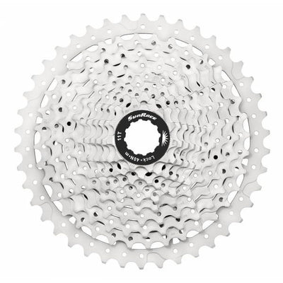 Cassette SunRace 10V 11-42 CSMS3 argent métallique