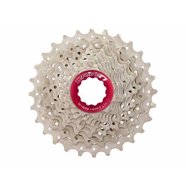 Cassette SunRace 10V 11-28 CSRX0 argent métallisé
